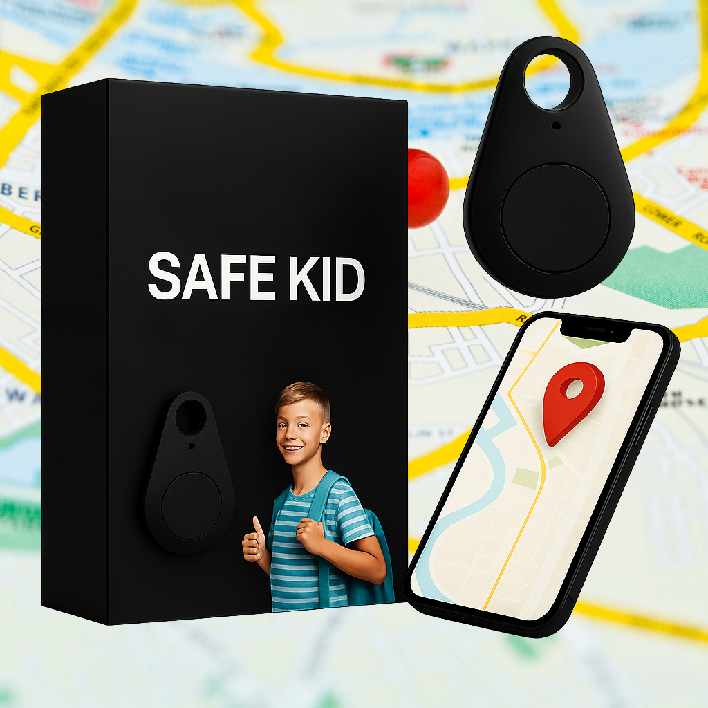 Localizzatore GPS per Bambini | Impermeabile, Posizione in Tempo Reale e Avvisi SOS per la Sicurezza dei Bambini