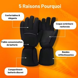 Wasserdichte beheizte Handschuhe für den Winter – langanhaltende Wärme und Touchscreen