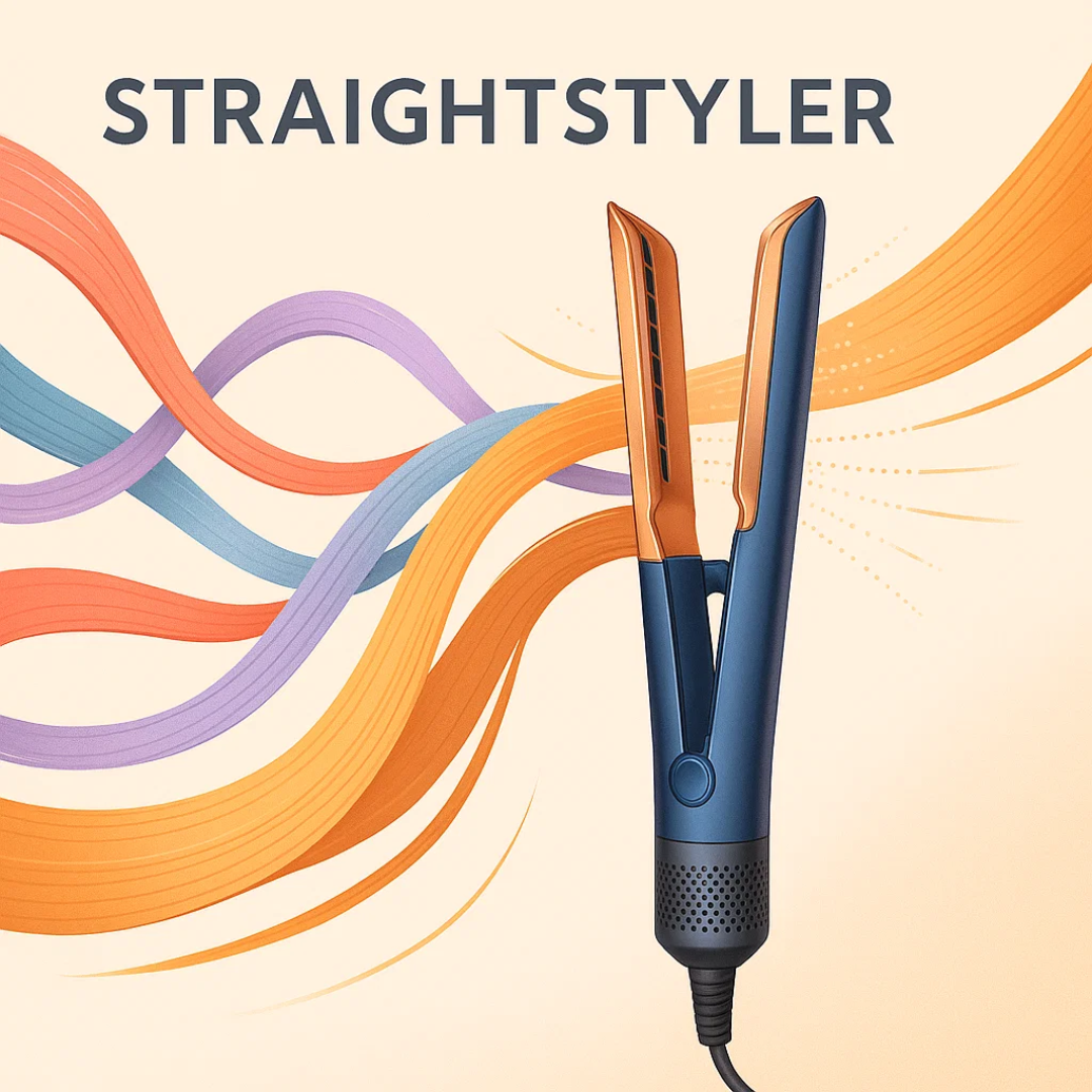 2-in-1 Föhn Glätteisen – Air Straight Dupe für glattes Haar und einfaches Styling
