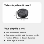 Traceur pour vélo compact et aimanté, GPS traceur vélo précis avec gps tag bike et suivi en temps réel
