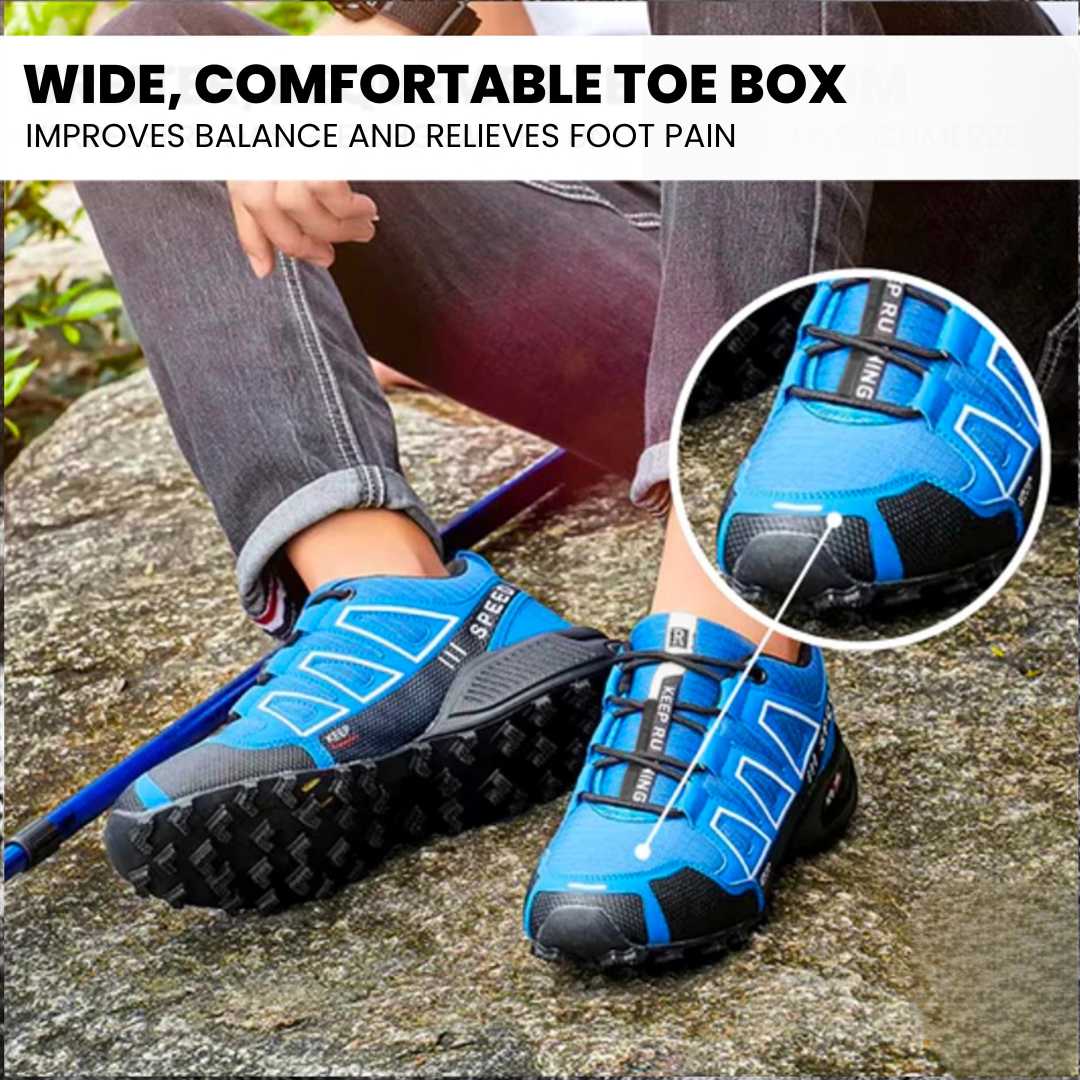 Ergonomic Waterproof Hiking Shoes | Non-Slip, Breathable & Designed for Pain Relief and All-Day Comfort
