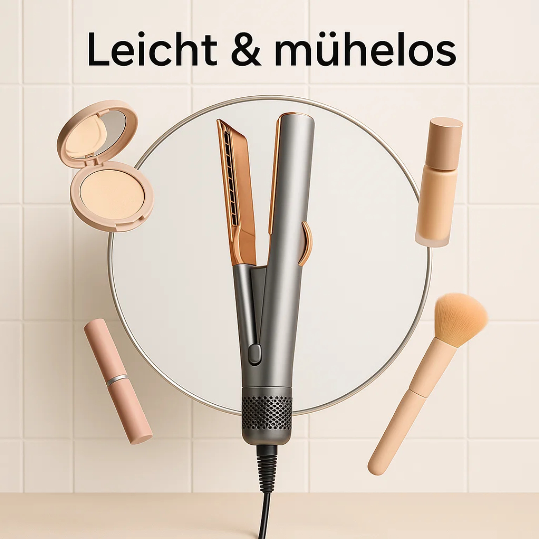 2-in-1 Föhn Glätteisen – Air Straight Dupe für glattes Haar und einfaches Styling