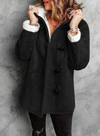 Hooded Cashmere Feel Coat | Soft, Warm & Timeless Design for Modern Women
