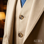 Men's Tailored Slim Fit Three-Piece Suit | Single-Breasted Jacket & Waistcoat for Business, Weddings & Formal Events