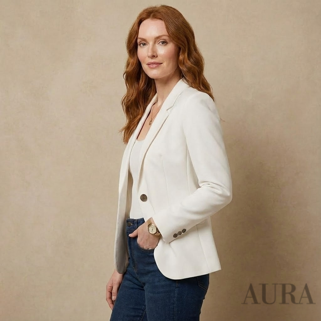 Women's Fitted Blazer - Tailored Stretch