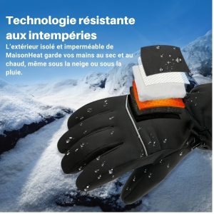 Wasserdichte beheizte Handschuhe für den Winter – langanhaltende Wärme und Touchscreen