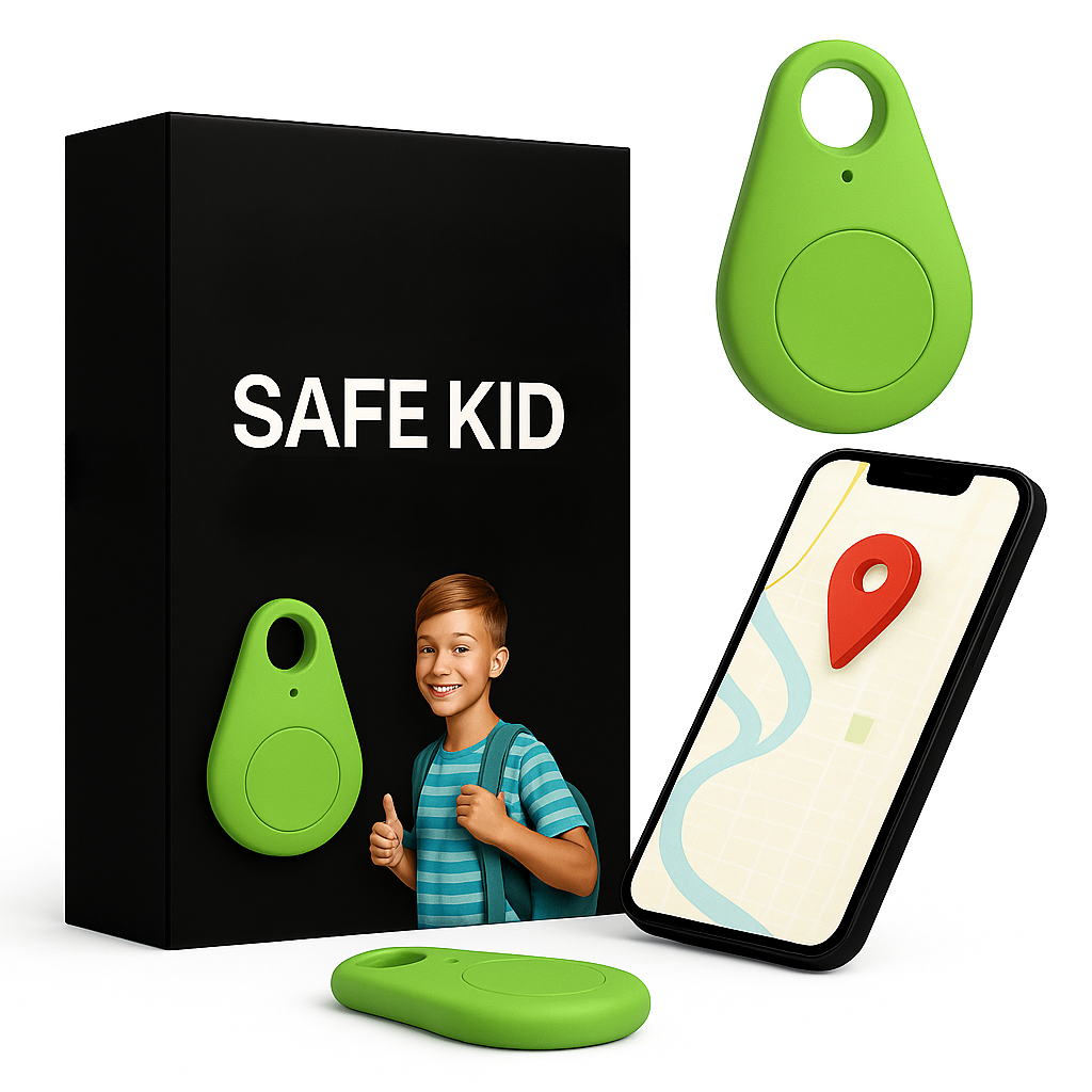 Localizzatore GPS per Bambini | Impermeabile, Posizione in Tempo Reale e Avvisi SOS per la Sicurezza dei Bambini