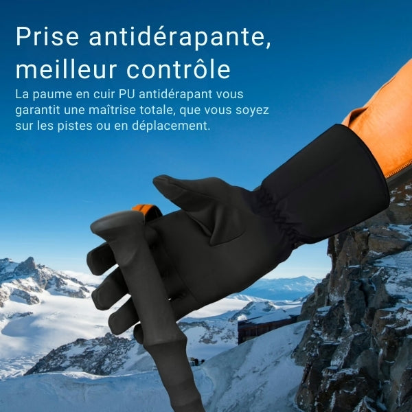 Wasserdichte beheizte Handschuhe für den Winter – langanhaltende Wärme und Touchscreen