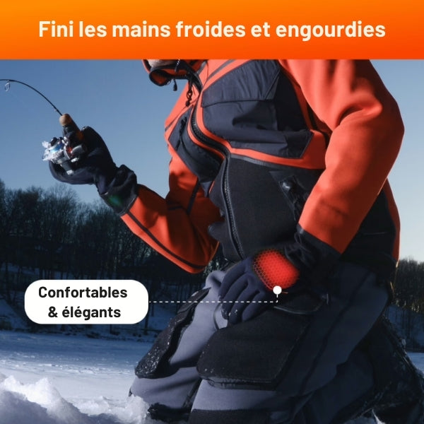 Wasserdichte beheizte Handschuhe für den Winter – langanhaltende Wärme und Touchscreen