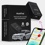 Traceur GPS voiture sans abonnement avec carte SIM, mouchard voiture discret et car GPS tracker mini temps réel