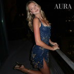 Sleeveless Shimmering Mini Dress | Fitted, Sparkle Detail & Perfect for Evening Parties and Special Events