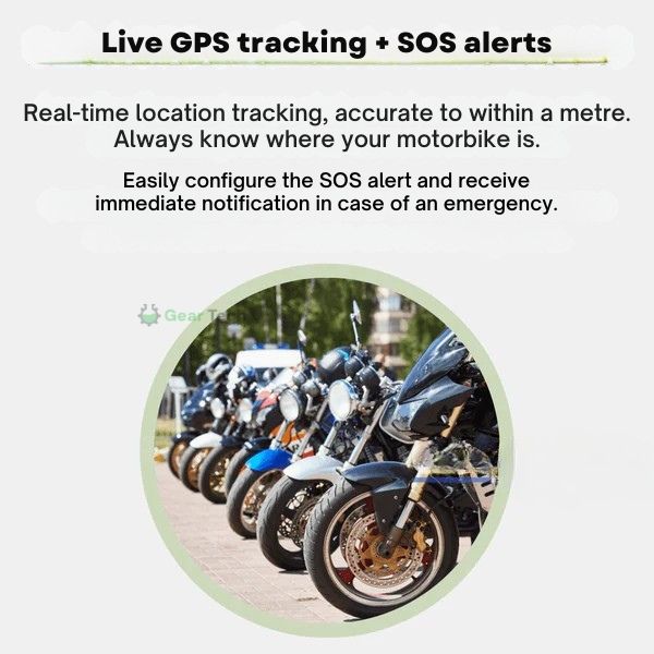 Localizzatore GPS per Motociclette | Impermeabile, Magnetico e Nessun Abbonamento Richiesto per il Tracciamento Globale
