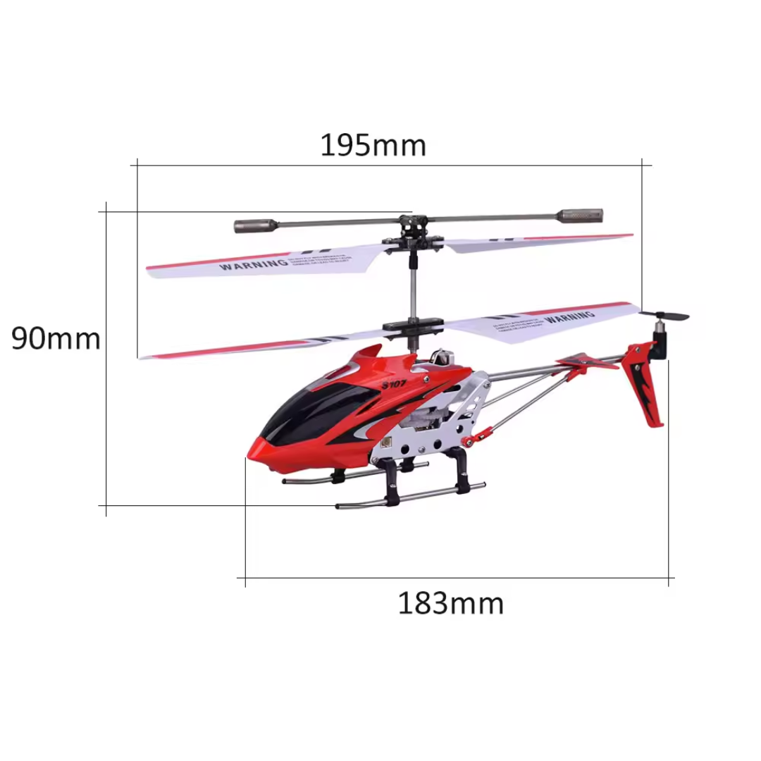 Mini Hubschrauber ferngesteuert mit Kamera – RC Helikopter S107H für Indoor Flugspaß