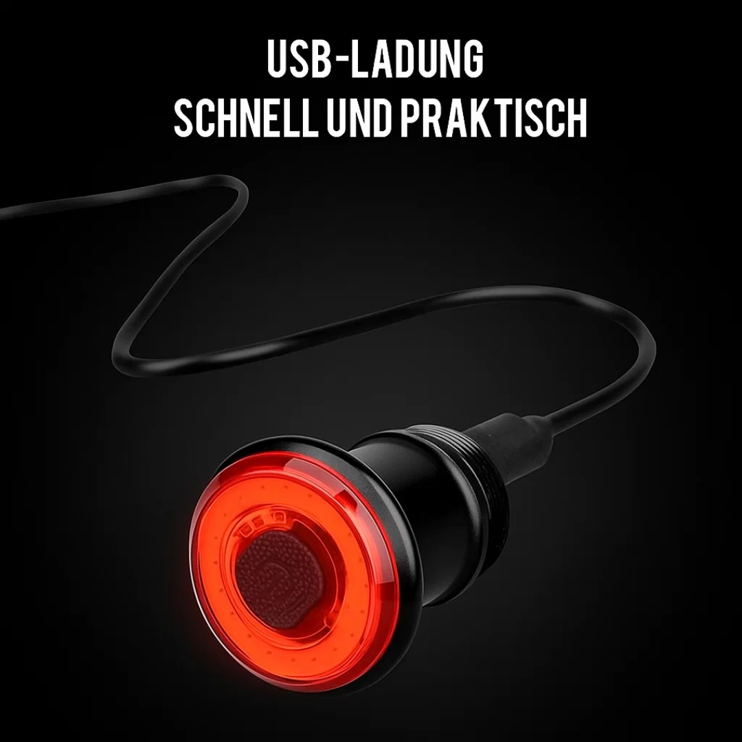 Fahrrad LED Rücklicht – intelligentes LED Rücklicht Fahrrad mit Bremslicht für mehr Sicherheit
