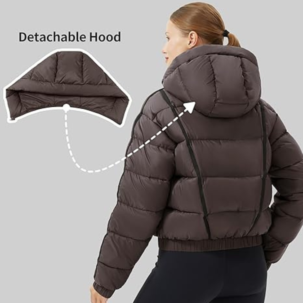 Women’s Hooded Coat for Winter - Warm Puffer Jacket