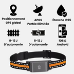 Collier GPS chat sans abonnement étanche et léger avec puce GPS chat et suivi en temps réel