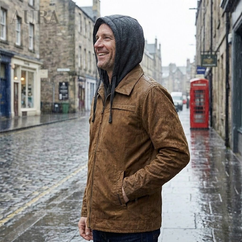 Men's Waterproof Autumn Jacket | Cozy Lining, Weather Protection & Functional Pockets for Casual and Formal Wear