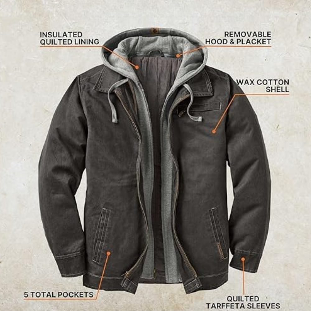 Men's Waterproof Autumn Jacket | Cozy Lining, Weather Protection & Functional Pockets for Casual and Formal Wear