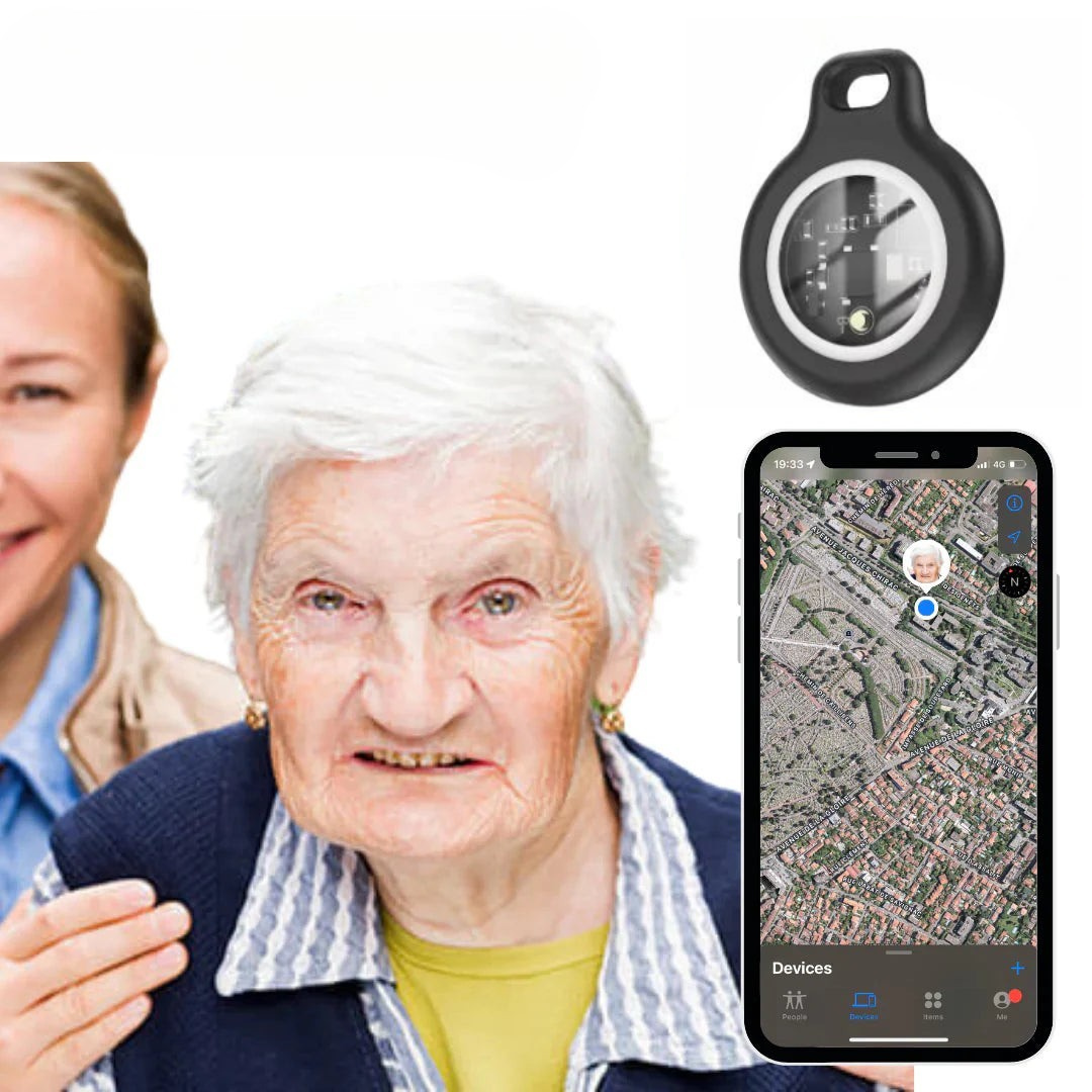 Localizzatore GPS per Anziani | Tracciamento in Tempo Reale, Impermeabile e Nessun Costo di Abbonamento per la Tranquillità