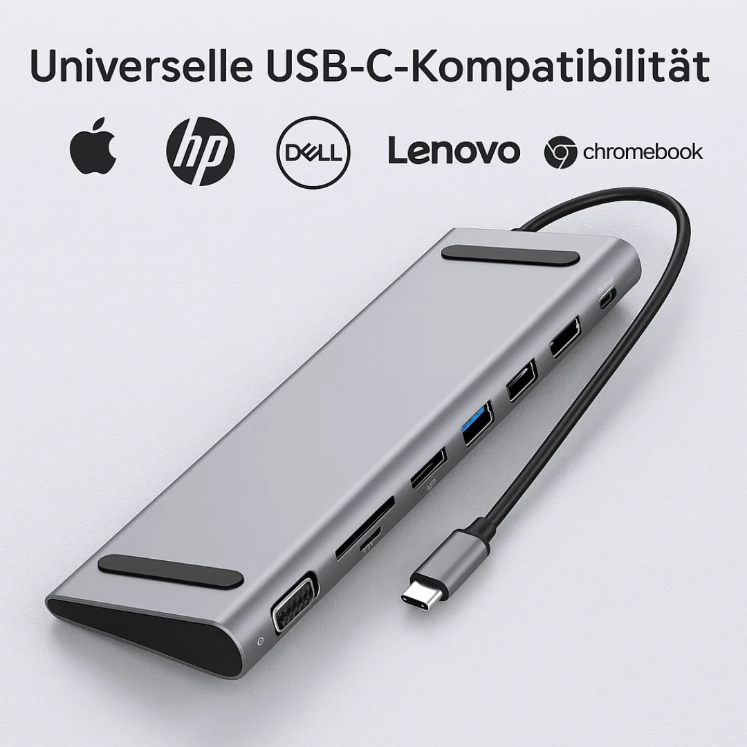 11-in-1 Laptop Dockingstation – Dock für MacBook Pro kompatibel mit i-Tec Zubehör