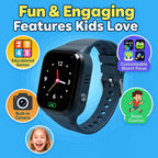 Orologio Smart per Bambini con GPS Tracker – Localizzatore Sicuro e Facile da Usare
