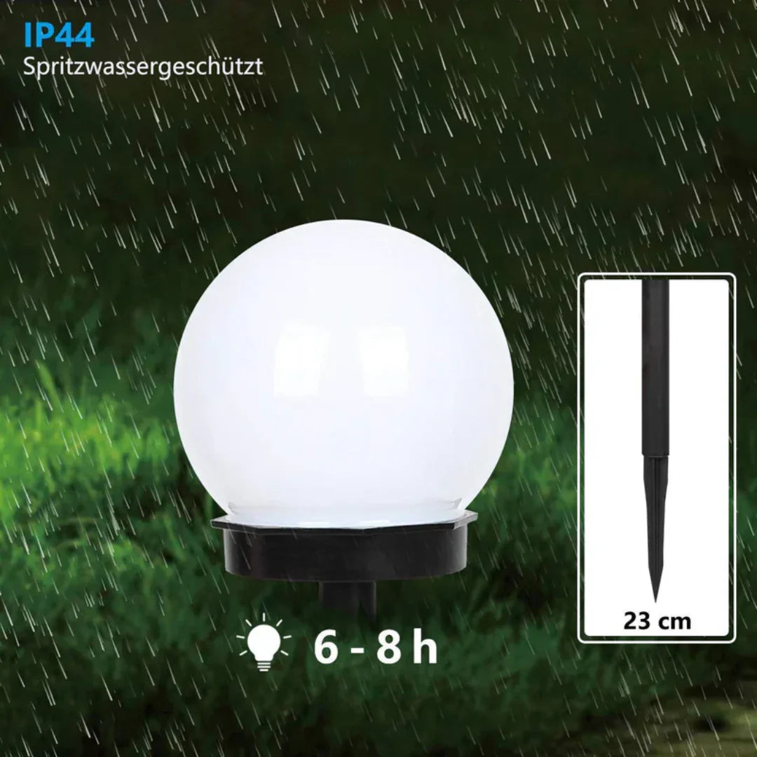 LED Gartenleuchte Solar – 3er Set wasserdichte, hochwertige Solarleuchten für stimmungsvolle Gartenbeleuchtung