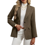 Tweed Blazer For Women - Winter Blazer