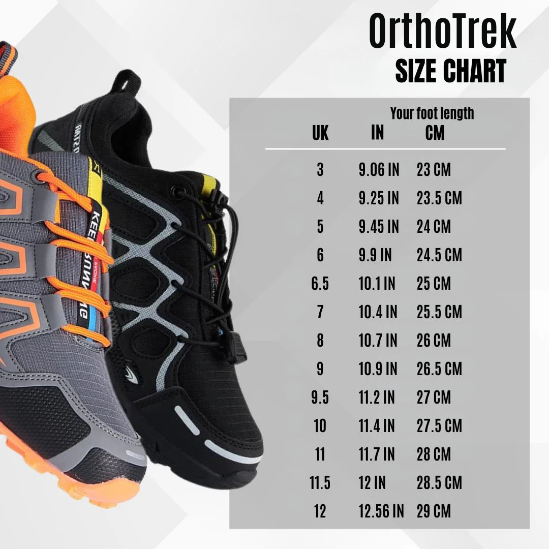 Ergonomic Waterproof Hiking Shoes | Non-Slip, Breathable & Designed for Pain Relief and All-Day Comfort