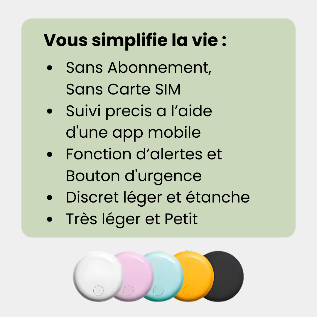 Collier chat GPS léger et étanche, gps pour chat sans abonnement avec suivi temps réel et collier anti étranglement