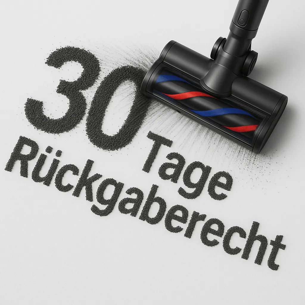 Leistungsstarker Akku Staubsauger beutellos und kabellos mit großer Batterie und Schnellladefunktion