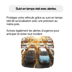 Traceur GPS voiture sans abonnement avec carte SIM, mouchard voiture discret et car GPS tracker mini temps réel