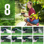 Tubo da Giardino Estensibile 30m | Anti-Piegatura, Senza Grovigli & Ultra Resistente per Grandi Giardini