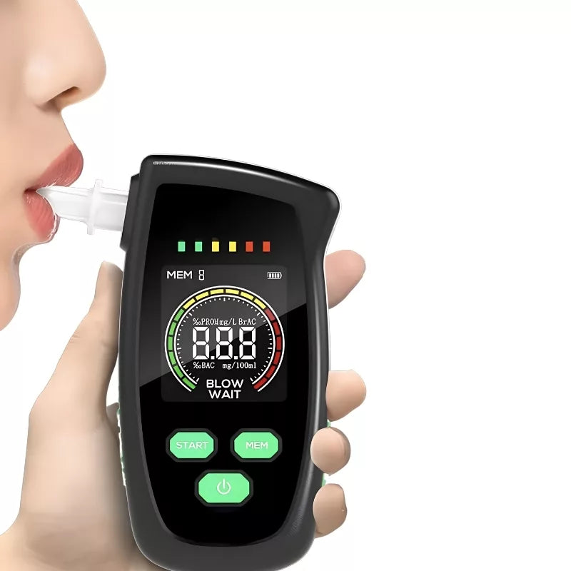 Etilometro portatile professionale | Alcol test affidabile tipo alcoholimetro da polizia