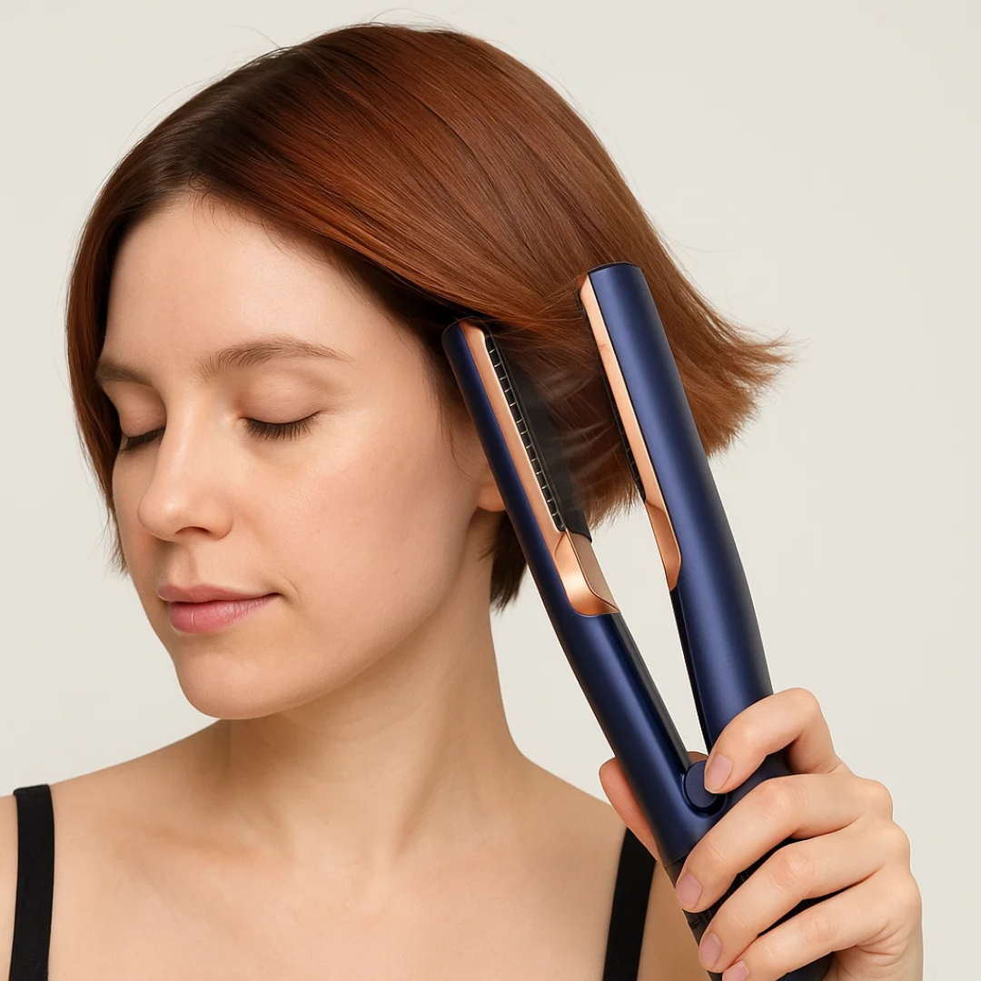 2-in-1 Föhn Glätteisen – Air Straight Dupe für glattes Haar und einfaches Styling
