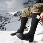 Wiederaufladbare Heizsocken – einstellbare Wärme, Komfort und Schutz gegen Kälte im Winter – waschbare und wasserdichte Heizsohlen