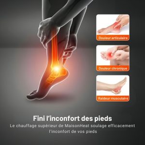 Wiederaufladbare Heizsocken – einstellbare Wärme, Komfort und Schutz gegen Kälte im Winter – waschbare und wasserdichte Heizsohlen