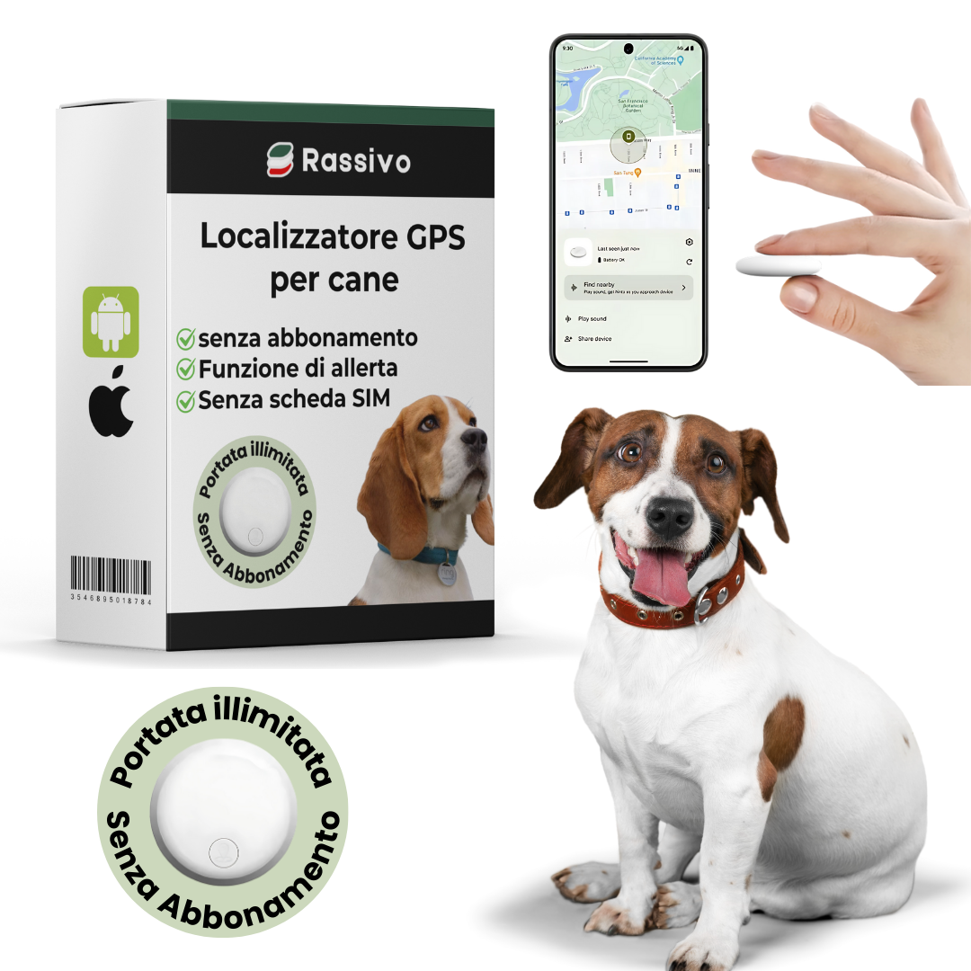 GPS per Cani – Senza Abbonamento | Tracciamento in Tempo Reale