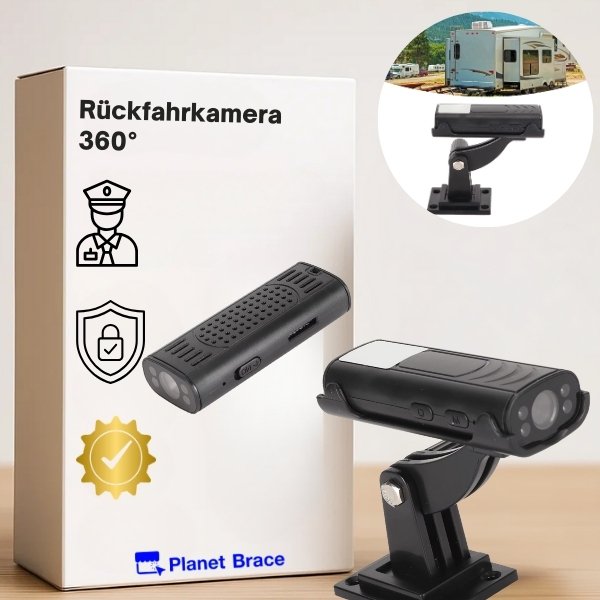 Caméra de recul 360° – Support flexible pour une visibilité optimale Découvrez la caméra de recul 360° – Support flexible pour une visibilité optimale