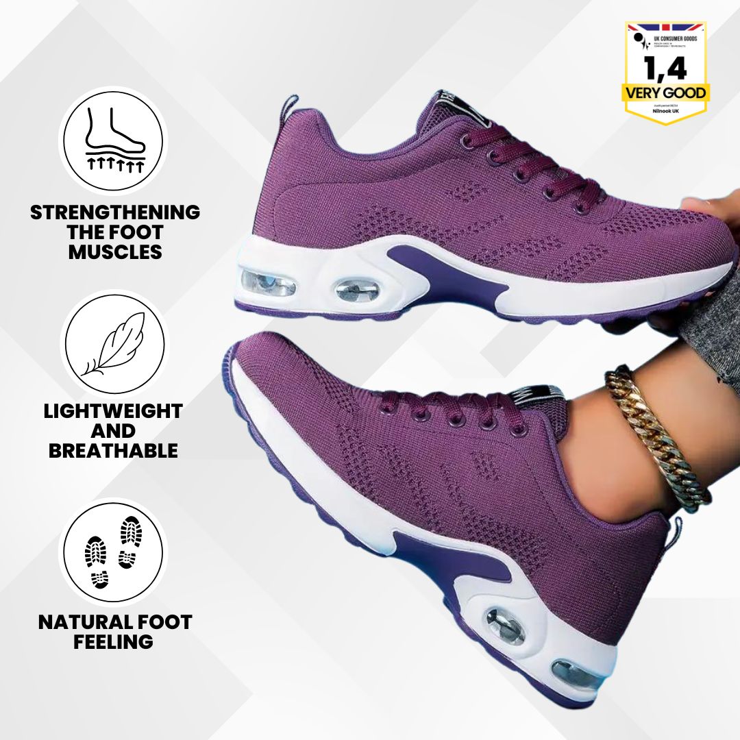 Ergonomic Non-Slip Shoes for Women | Ultra-Light, Breathable & Ideal for Foot Health and Comfort