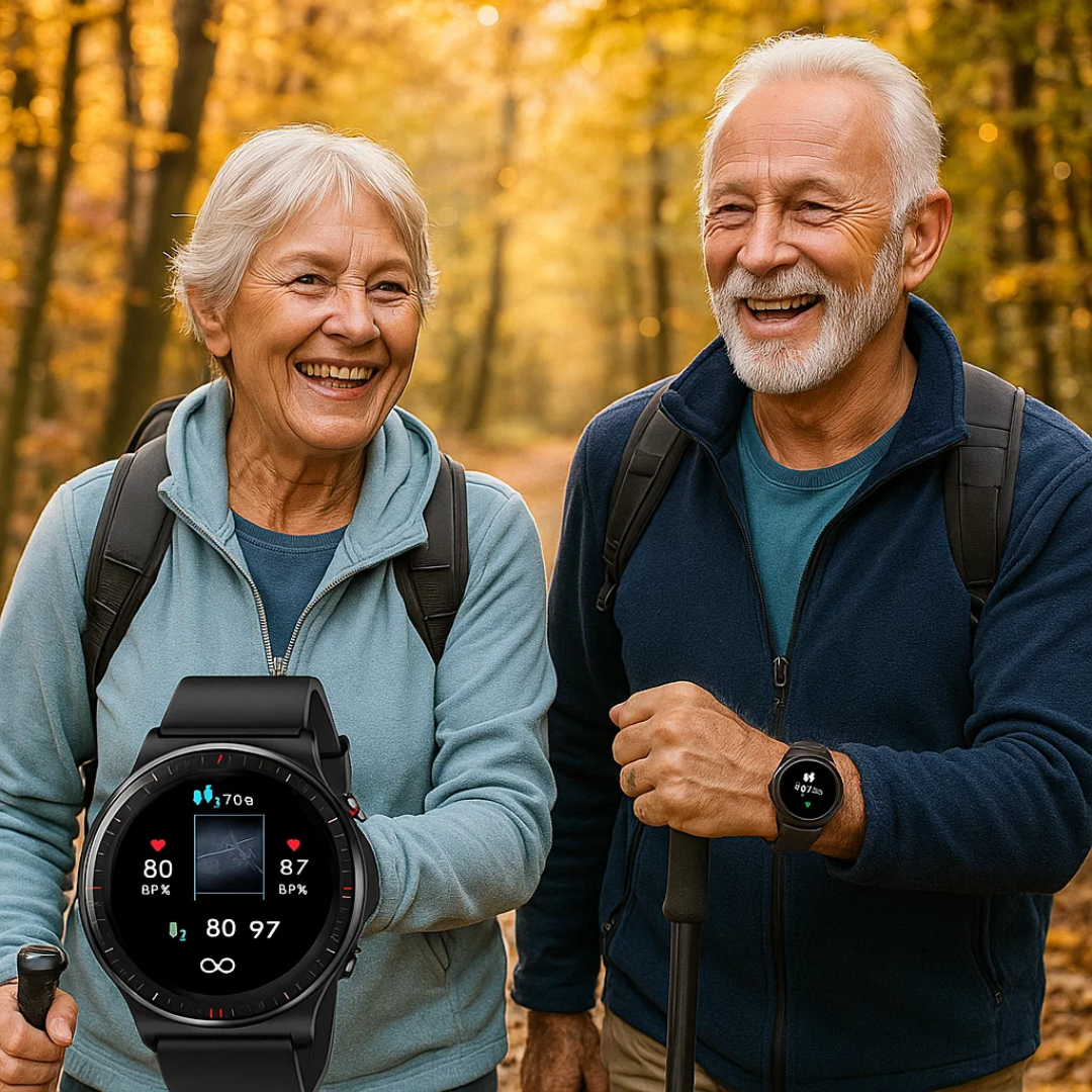 Smartwatch mit EKG und Blutdruck – medizinische Uhr mit EKG Funktion, Vorhofflimmern Smartwatch
