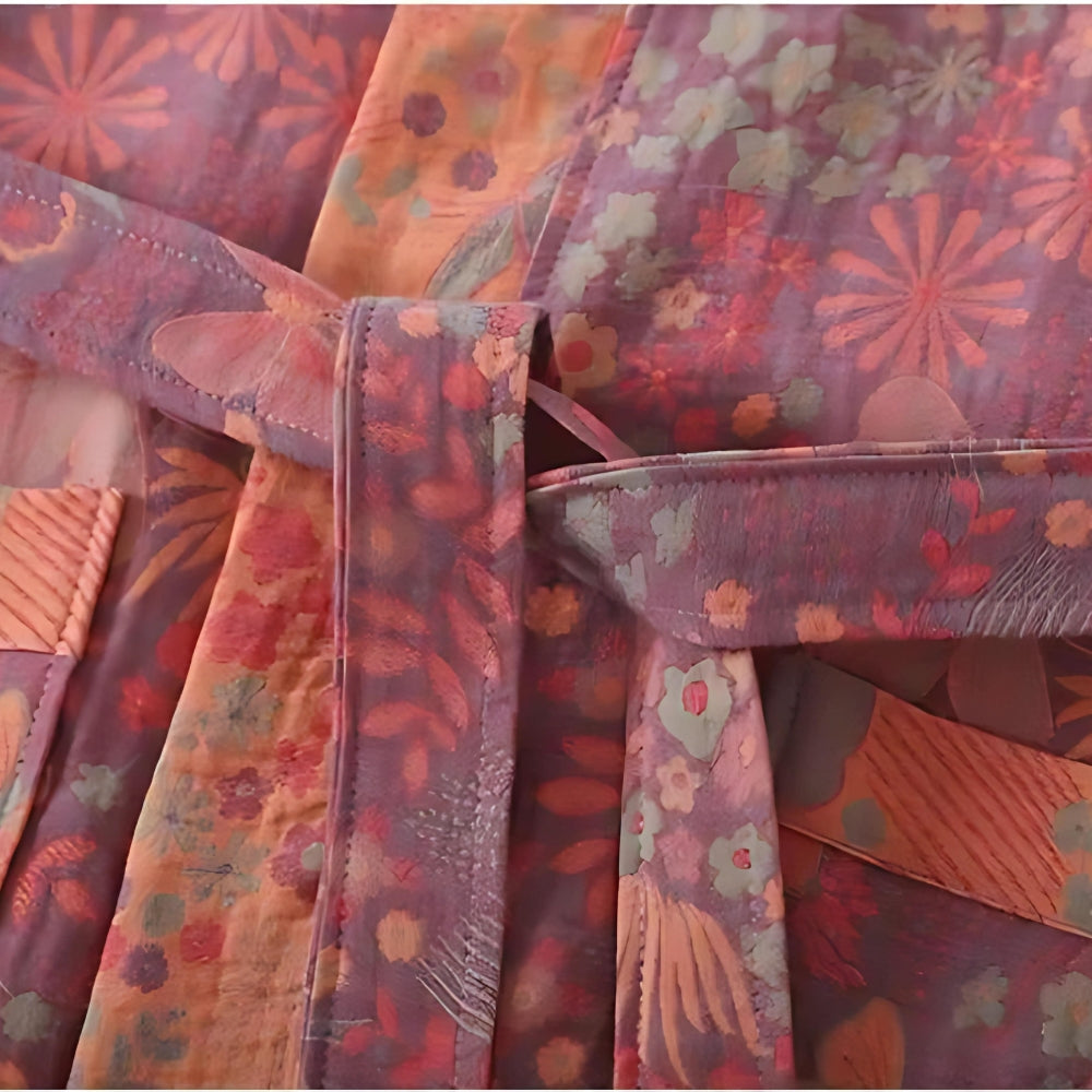 Light Cotton Dressing Gown for Women