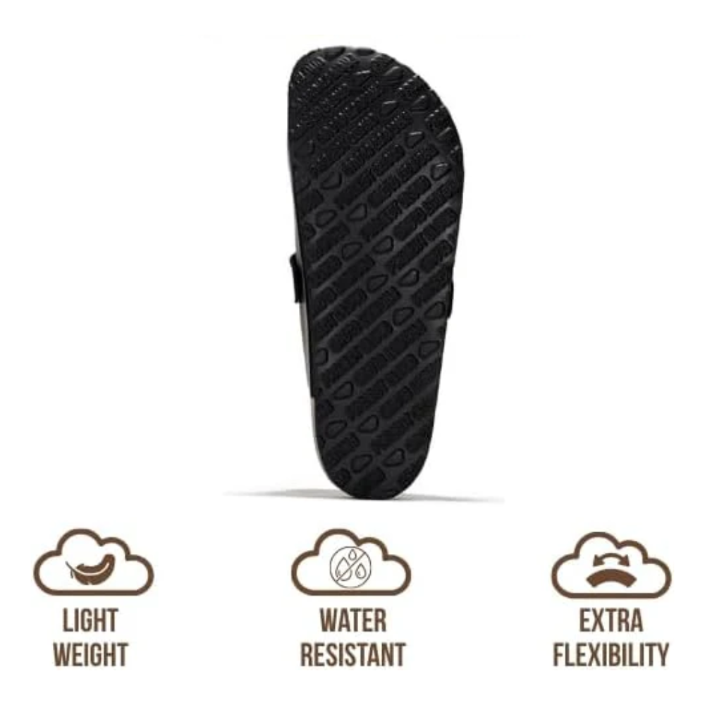 Men Leather Slip On - Closed Toes Slippers