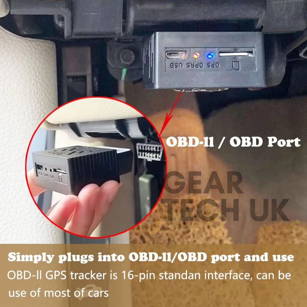 Localizzatore Auto Senza Abbonamento IT – Dispositivo di Tracciamento GPS OBD2 per Auto | Localizzatore GPS per Auto Plug & Play in Tempo Reale