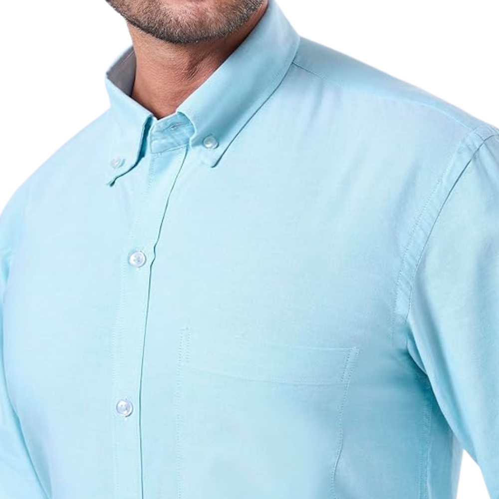 Mens Long Sleeve Cotton Dress Shirt – Stylish Fit for Smart & Casual Outfits