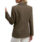 Tweed Blazer For Women - Winter Blazer