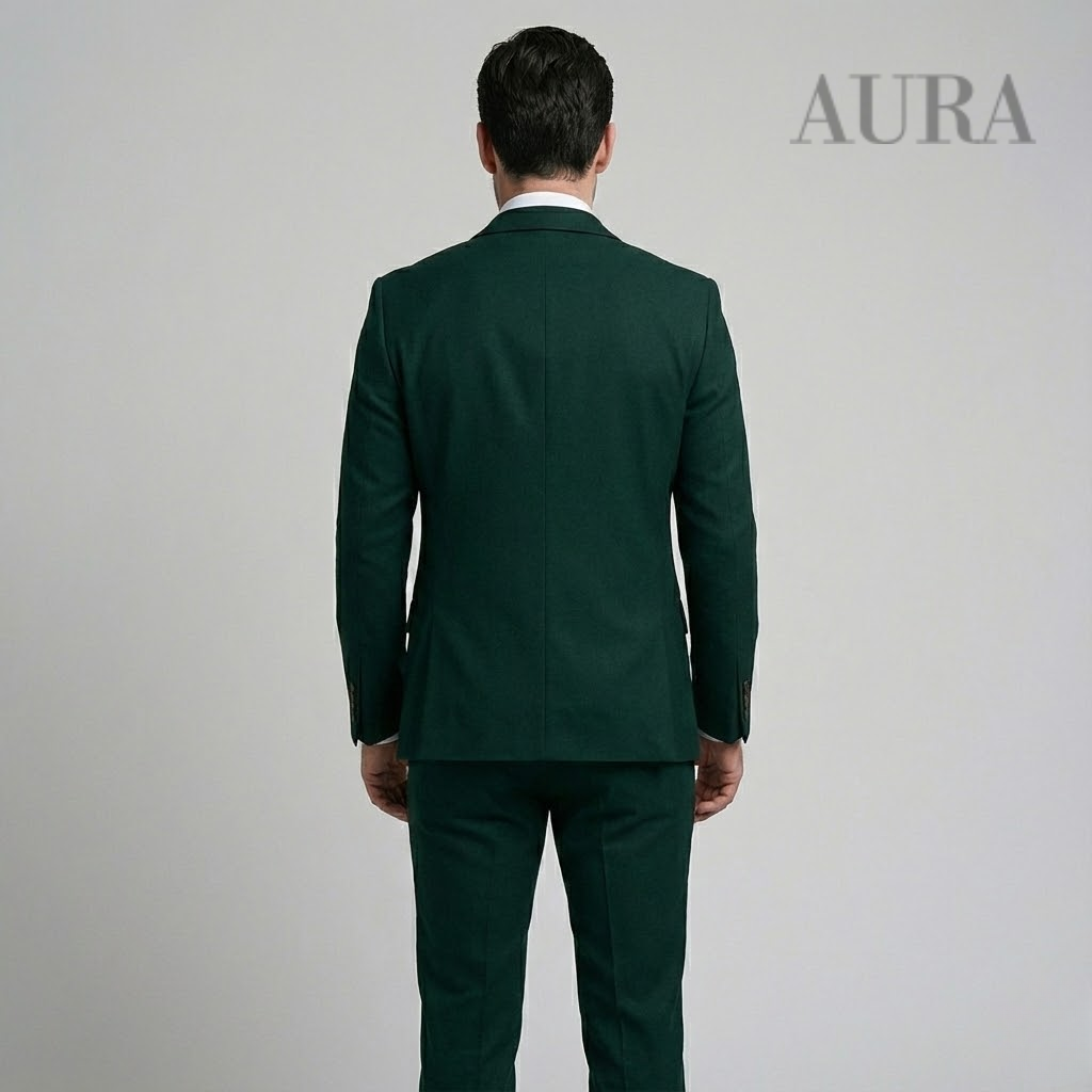 Men´s 3-Piece Slim Fit Suit - Blazer, Waistcoat & Trousers