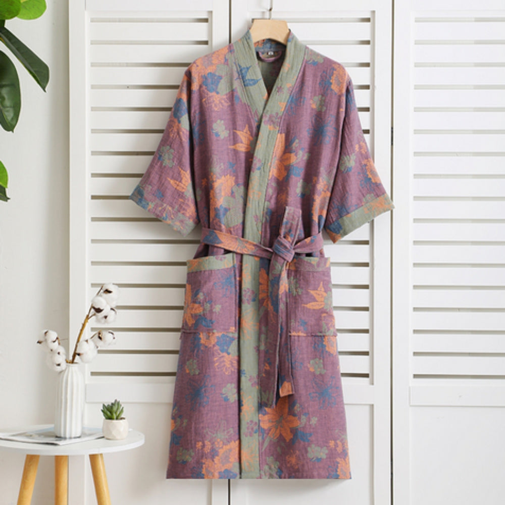 Light Cotton Dressing Gown for Women