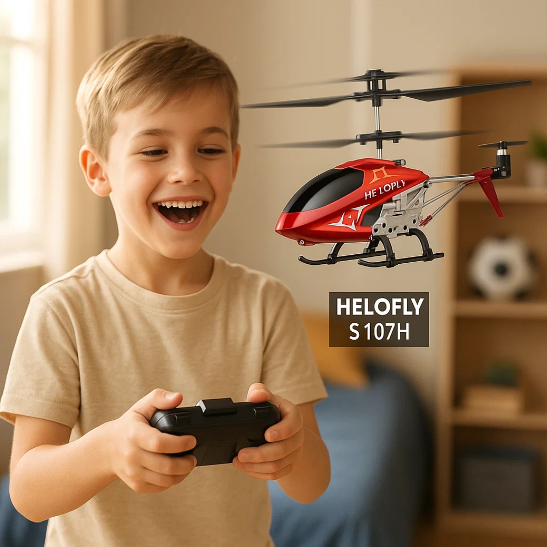 Mini Hubschrauber ferngesteuert mit Kamera – RC Helikopter S107H für Indoor Flugspaß