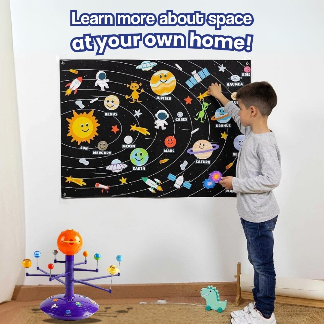 Set Sistema Solare Montessori – Kit Educativo | Gioco Scienza Bambini