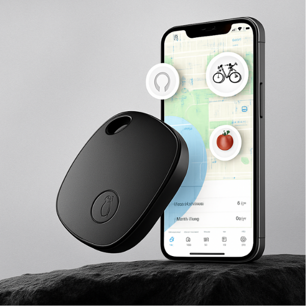 Kompakter wasserdichter GPS-Tracker mit Diebstahlalarm für Schlüssel, Taschen, Gepäck und persönliche Gegenstände